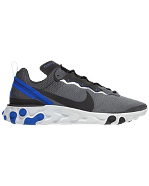Nike React Element 55 Se Black Racer Blue For Men Lyst