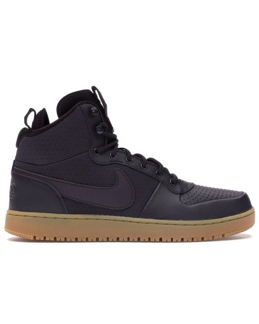 nike ebernon mid winter black