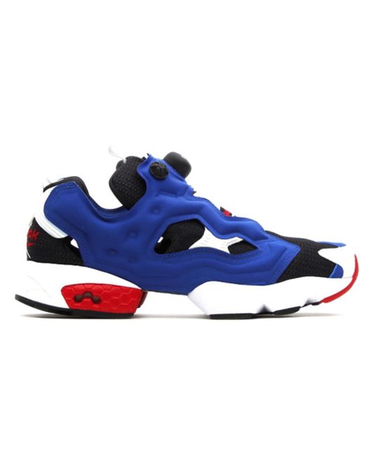 reebok instapump fury blue red