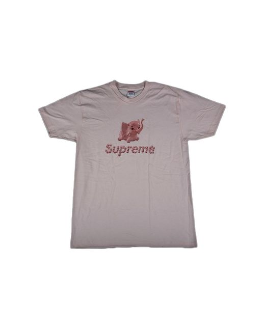 supreme tee pink