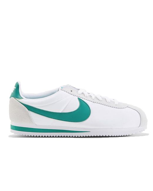 nike cortez nylon green