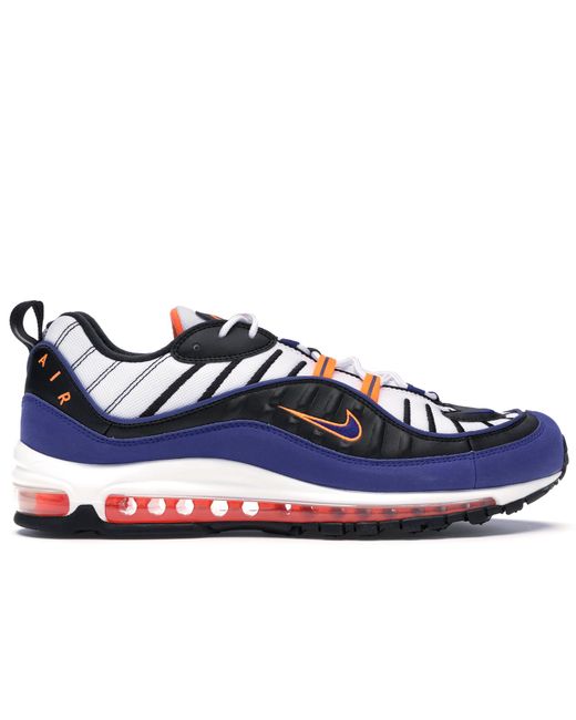 Nike Leather Air Max 98 In Blue For Men Lyst Nike Leather Air Max 98 In Blue For Men Lyst