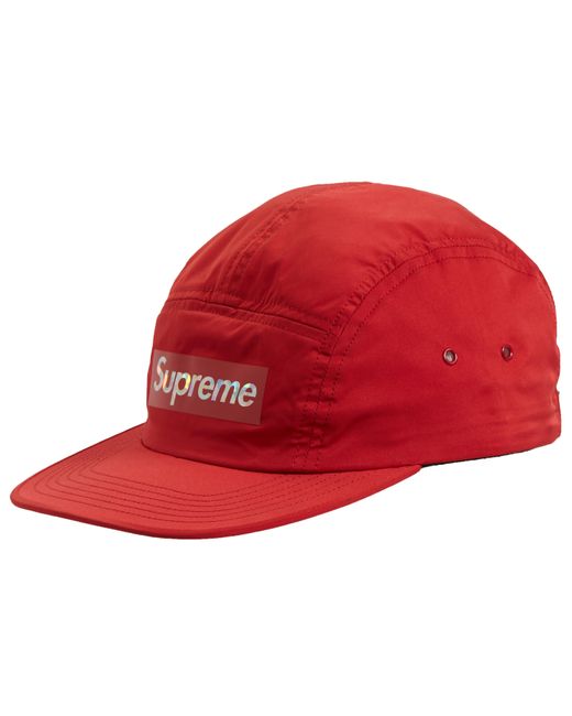 holographic logo camp cap