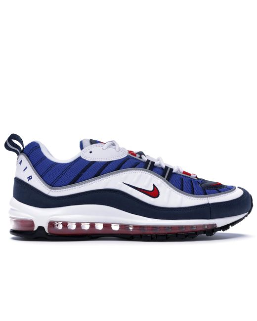 air max 98 white red blue