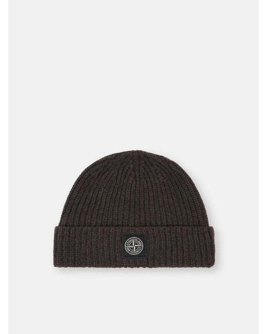 Stone Island Black N100012 Light Rws Geelong Wool for men