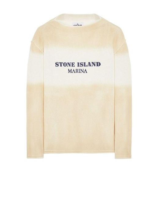 Stone Island Natural Sweater Cotton for men