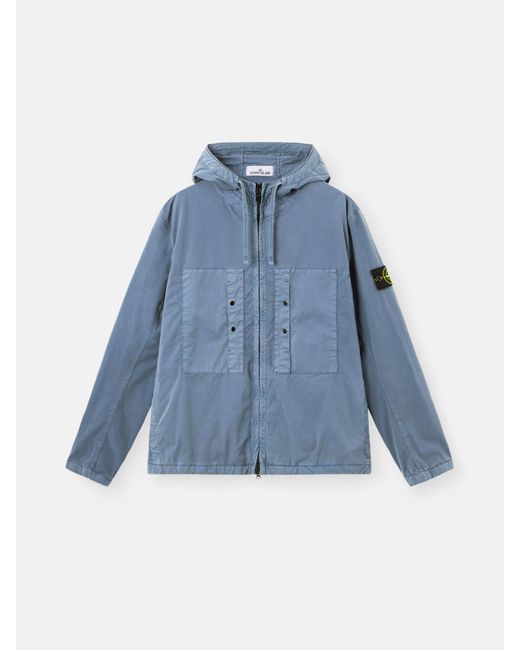 Stone Island Blue 4100091 Supima Cotton Twill Stretch-Tc for men