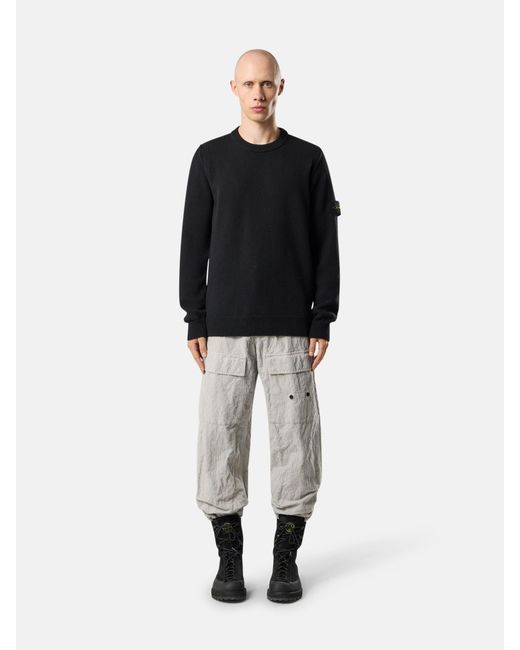 5100072 Lambswool Stone Island de hombre de color Black