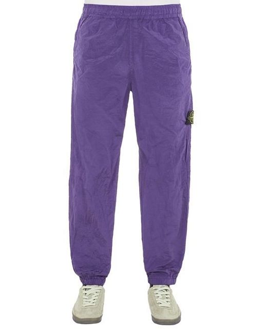 Stone Island Trousers polyamid in Purple für Herren