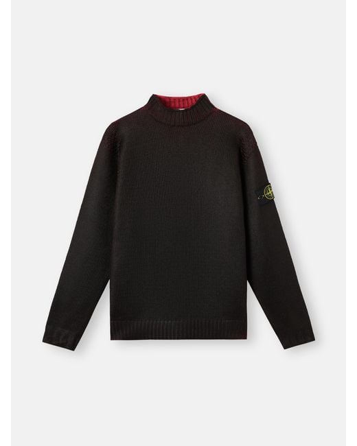 Stone Island Black 5100066 Polyester With Sublimatic Print for men