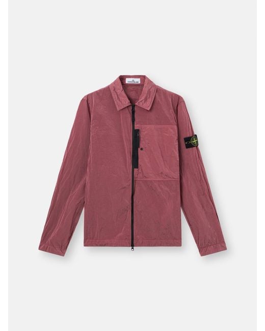 Stone Island Red 1200041 Nylon Metal for men