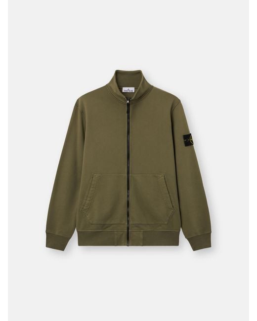 Stone Island Green 6100063 Organic Cotton Fleece for men