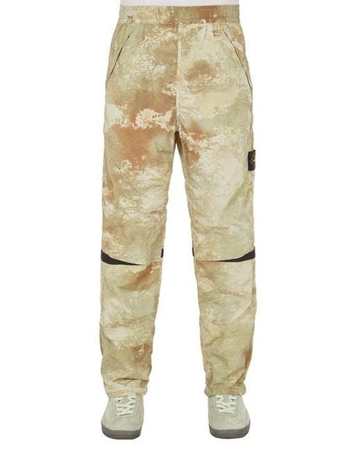 Stone Island Natural Trousers Polyamide for men