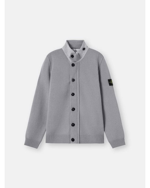 Stone Island Gray 5100047 Lambswool for men