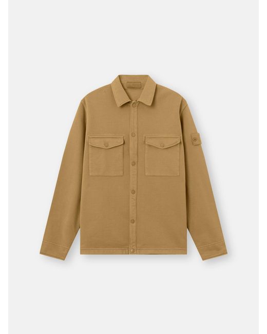 Stone Island Natural 6100026 Heavy Organic Cotton Fleece S. I. Ghost for men