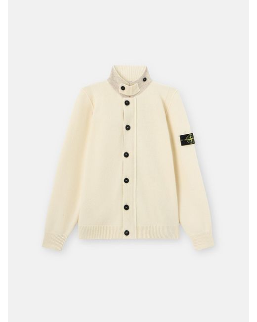 Stone Island Natural 5100047 Lambswool for men