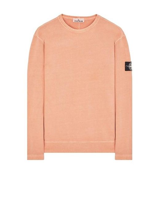 Stone Island Pink Sweatshirt Cotton for men
