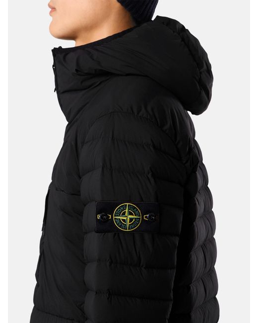 Stone Island Black 4100107 Seamless Tunnel Nylon Down-Tc for men
