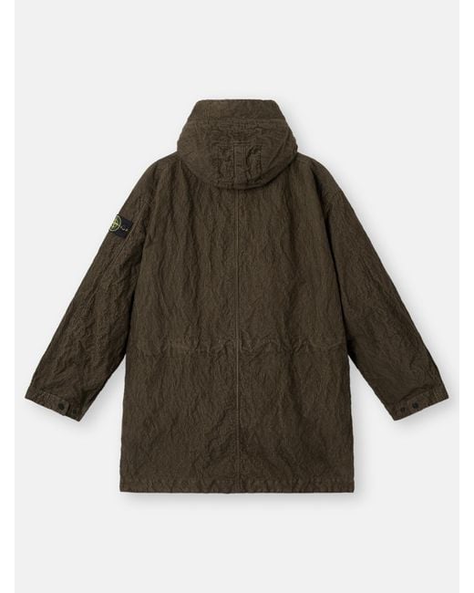 7100009 Wrinkled Corduroy 500-Tc Stone Island de hombre de color Green