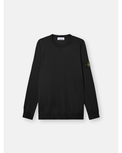Stone Island Black 5100071 Light Pure Rws Wool for men