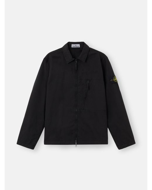 Stone Island Black 1200003 Supima Cotton Twill Stretch-Tc for men
