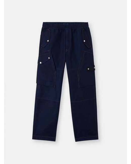 Stone Island Blue 3100045 Polypropylene Denim Light-Rinsed for men