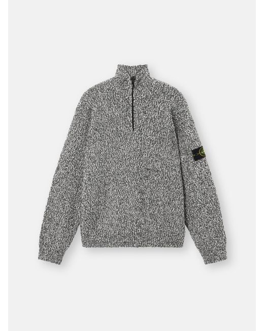 Stone Island Gray 5100026 Speckled Cotton for men