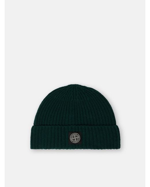 Stone Island Green N100012 Light Rws Geelong Wool for men