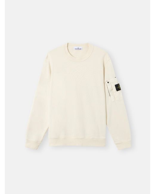 Stone Island Natural 6100019 Cotton Fleece for men