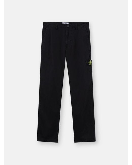 Stone Island Black Stonewear-Style Trousers for men