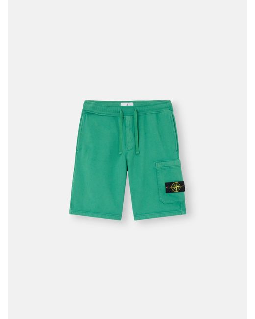 Stone Island Green 6200011 Organic Cotton Fleece for men