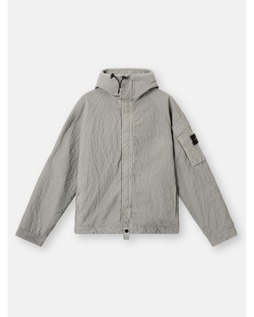 Stone Island Gray 4100056 Wrinkled Corduroy 500-Tc for men