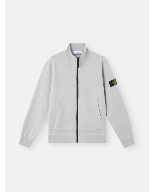 Stone Island Gray 6100643 Organic Cotton Fleece for men