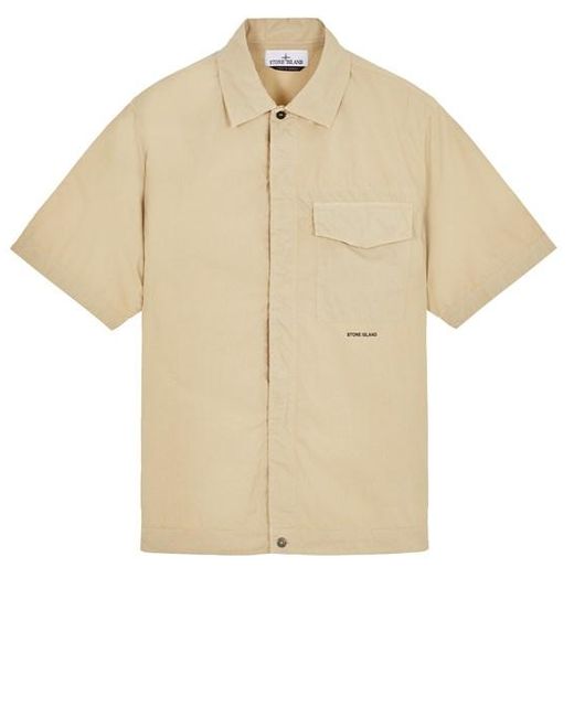 Stone Island Natural Shirts Cotton for men