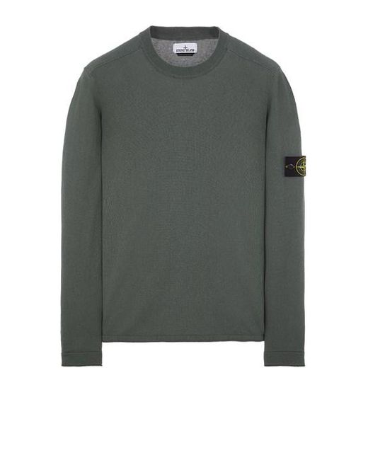 Stone Island Sweater baumwolle in Green für Herren