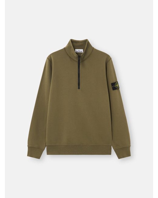 Stone Island Green 6100070 Organic Cotton Fleece for men