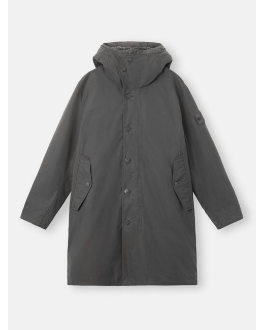 Stone Island Gray 7100019 Weatherproof Cotton Canvas Ghost for men