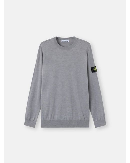 Stone Island Gray 5100071 Light Pure Rws Wool for men