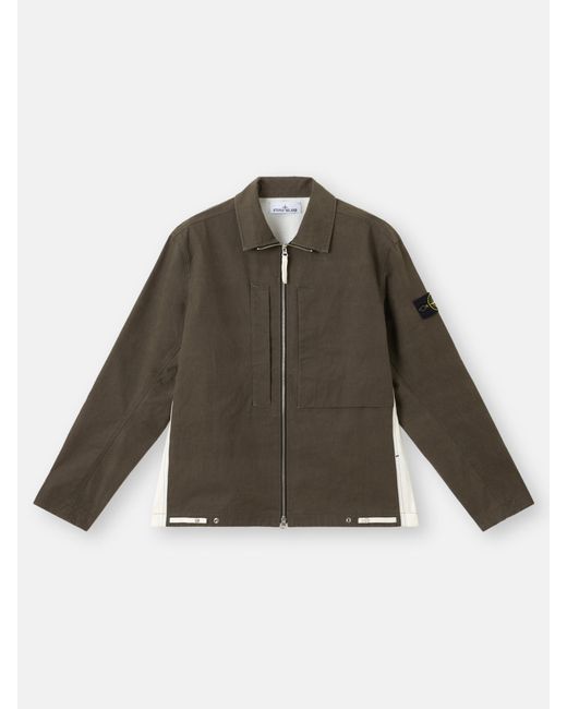 Stone Island Brown 1200024 Tela Resinata for men