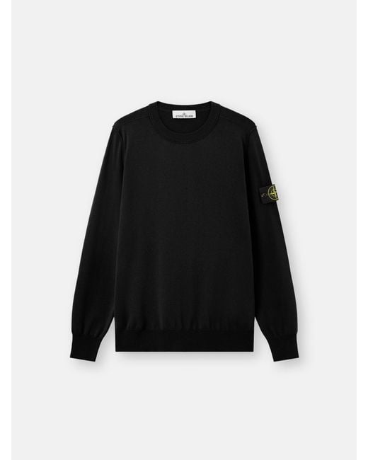 Stone Island Black 5100053 Soft Organic Cotton for men