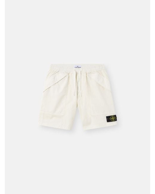 Stone Island Natural L100005 Supima Cotton Twill Stretch-Tc for men