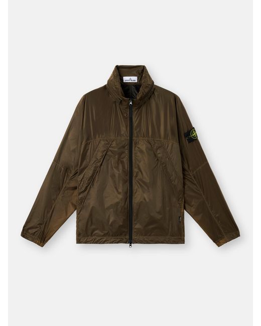 Stone Island Brown Q100007 Ripstop Light Ht Nylon for men