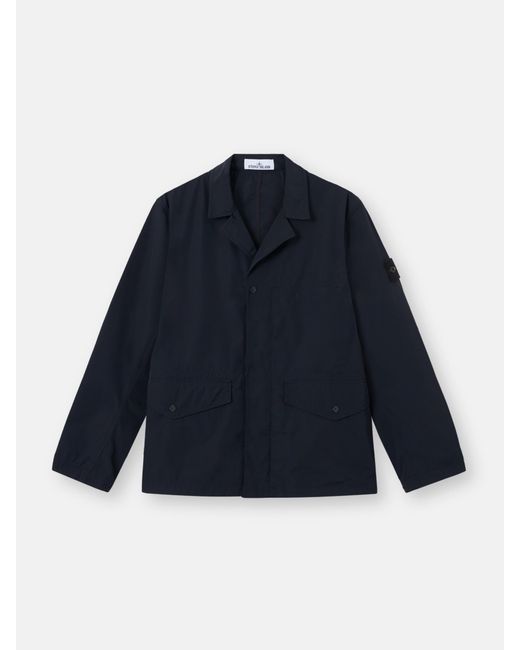 Stone Island Blue A100001 Micro Twill for men