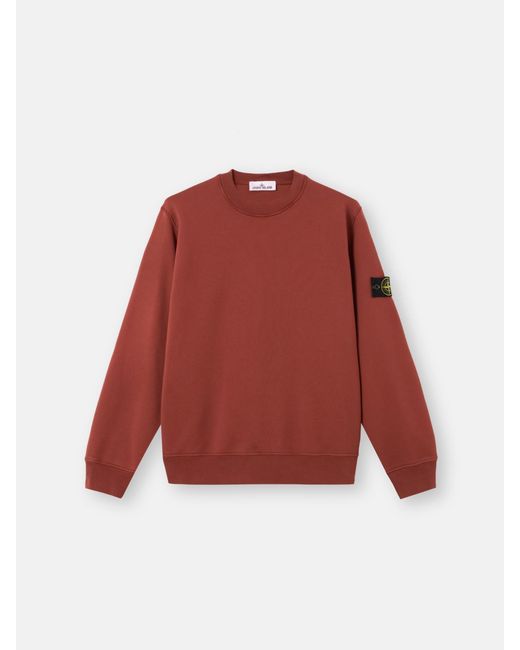 Stone Island Red 6100060 Organic Cotton Fleece for men