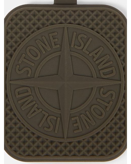 9800004 Rubberised Silicone Stone Island de hombre de color White
