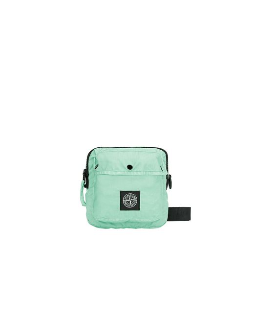 Stone Island Synthetic Waist Bag Cotton in Sage Green (Green) for Men