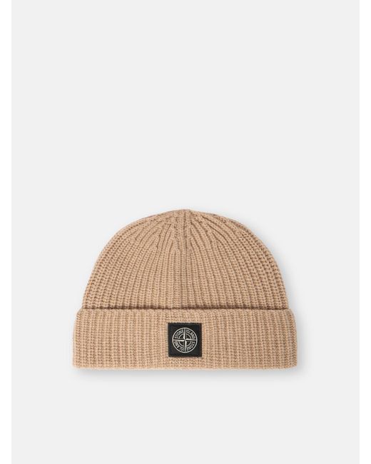 N100012 Light Rws Geelong Wool di Stone Island in Natural da Uomo