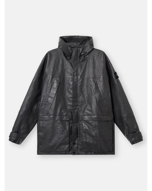 Stone Island 0100002 Light Leather Organza in Gray for Men | Lyst