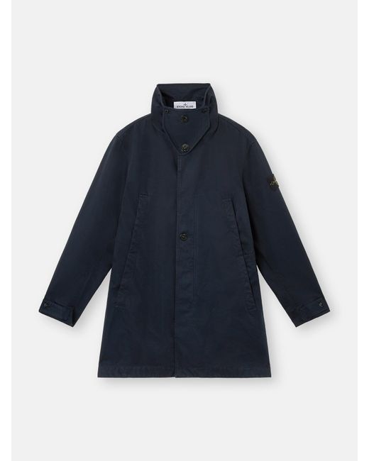 Stone Island Blue 7100002 Raso Gommato 3L, Organic Cotton for men