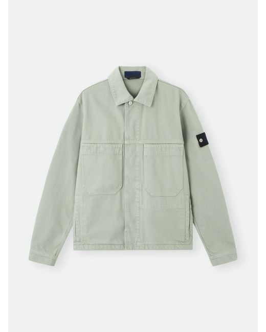 Stone Island Green 4100006 Light Bull Denim-Tc for men